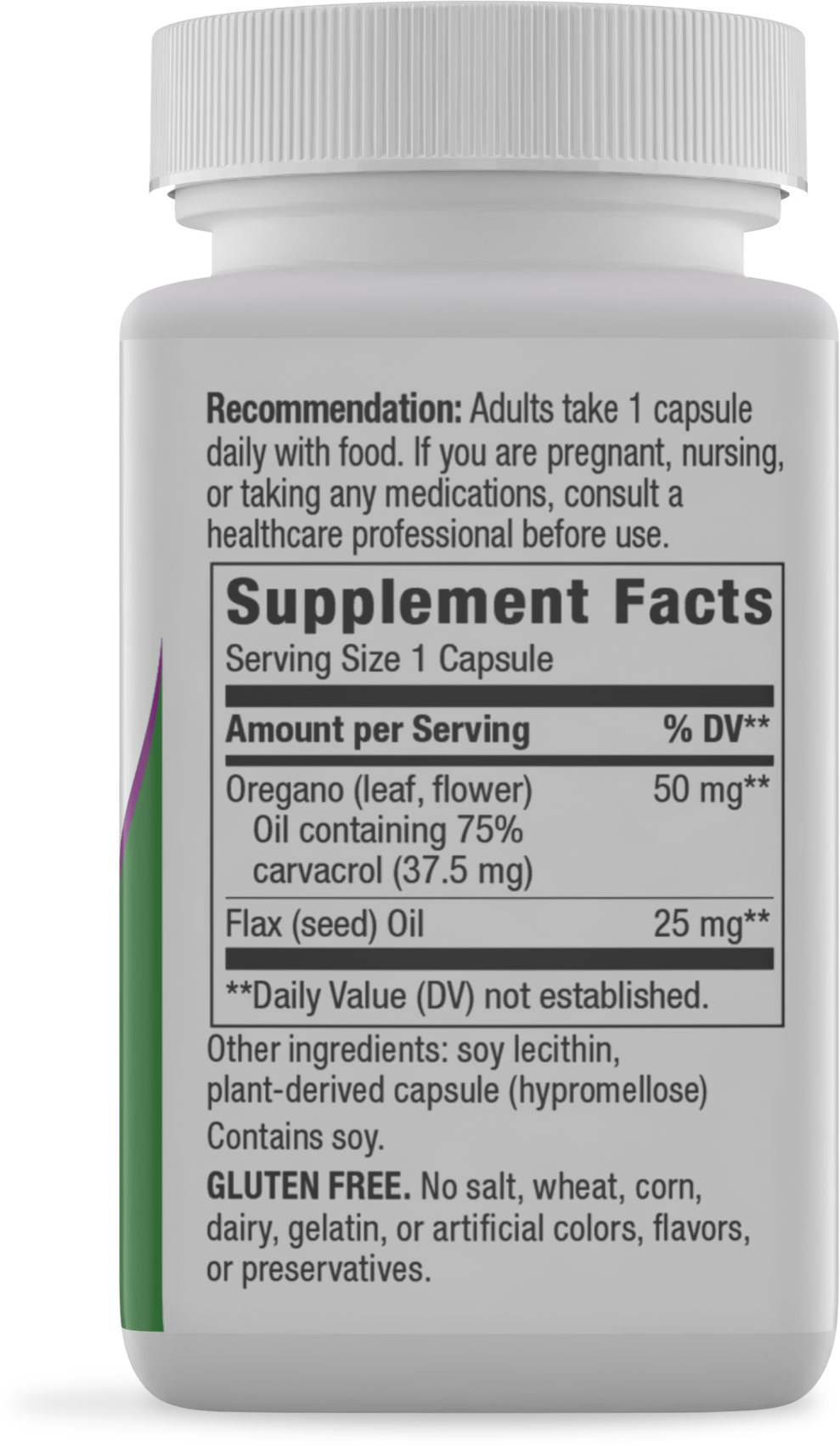 <{%MAIN2_15181%}>Nature's Way® | Oregano Oil - right side of pack