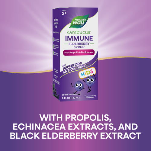 Nature's Way® | Sambucus Immune Elderberry Syrup for Kids* Sku:6973