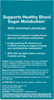 Nature's Way® | Blood Sugar Manager Tablets - back of pack Sku:04906