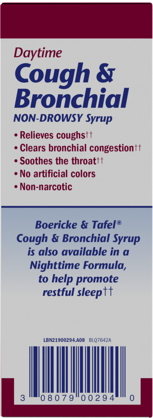 <{%MAIN3_21900294%}>Nature's Way® | Boericke & Tafel Cough & Bronchial Syrup - left side of pack