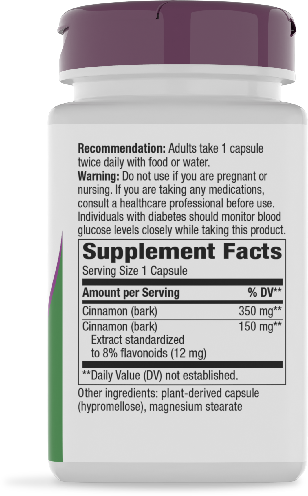 <{%MAIN2_15082%}>Nature's Way® | Cinnamon - right side of pack