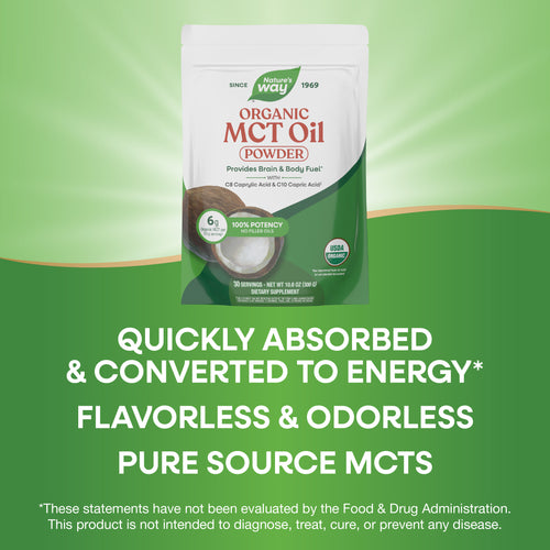 Nature's Way® | Organic MCT Oil Powder Sku:15970