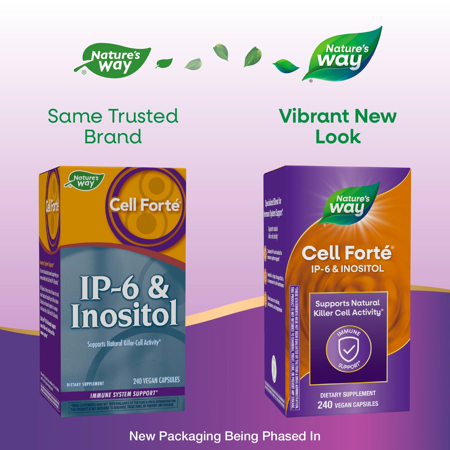 <{%MAIN9_05800%}>Nature's Way® | Cell Forté IP-6 & Inositol - package updates old to new