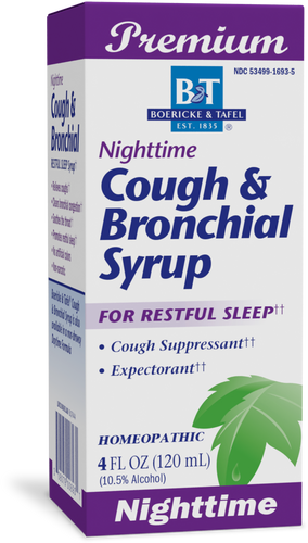 Nature's Way® | Boericke & Tafel Nighttime Cough & Bronchial Syrup, 4 fl oz (120 ml) Sku:21900693