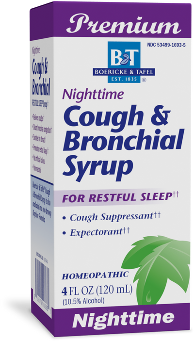 <{%PRIMARY_21900693%}>Nature's Way® | Boericke & Tafel Nighttime Cough & Bronchial Syrup, 4 fl oz (120 ml)