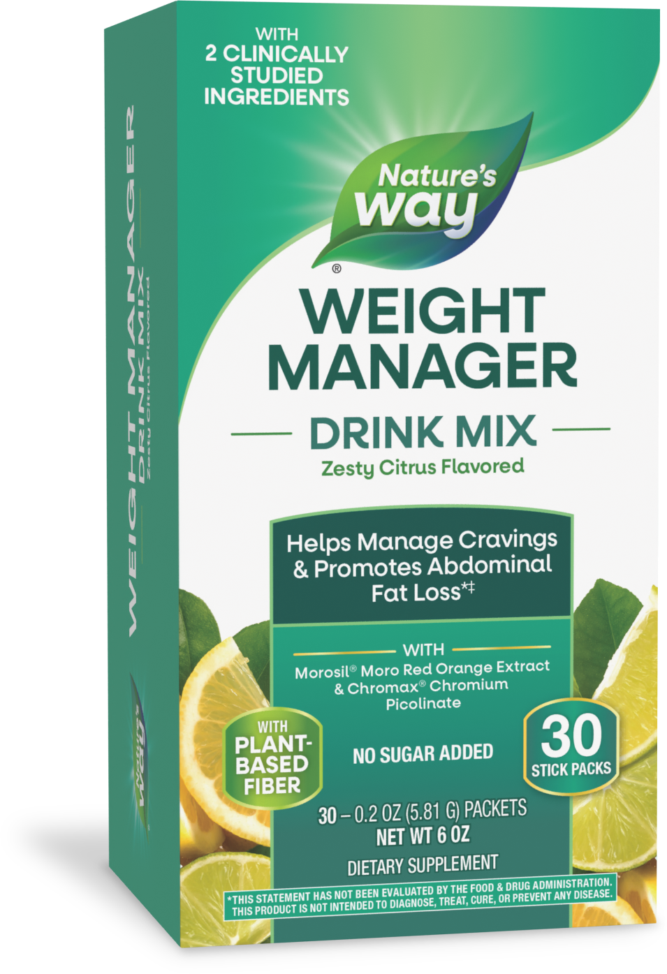 <{%PRIMARY_14988%}>Nature's Way® | Weight Manager Drink Mix, 30 drink mixes, Zesty Citrus
