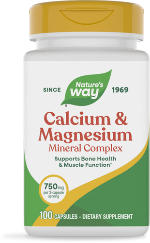Nature's Way® | Calcium & Magnesium Mineral Complex, 100 capsules Sku:41310
