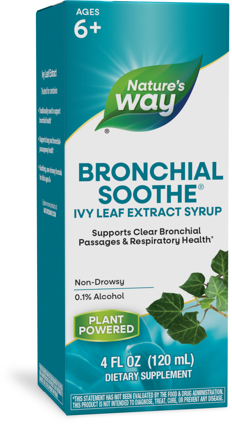 <{%PRIMARY_08771%}>Nature's Way® | Bronchial Soothe Ivy Leaf Extract Syrup, 4.0 fl oz (120 ml)