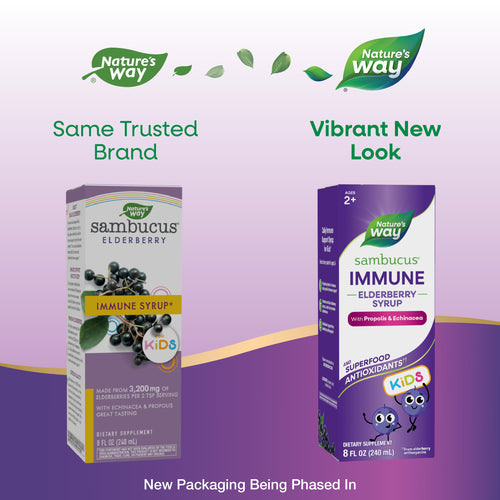 Nature's Way® | Sambucus Immune Elderberry Syrup for Kids* Sku:15359