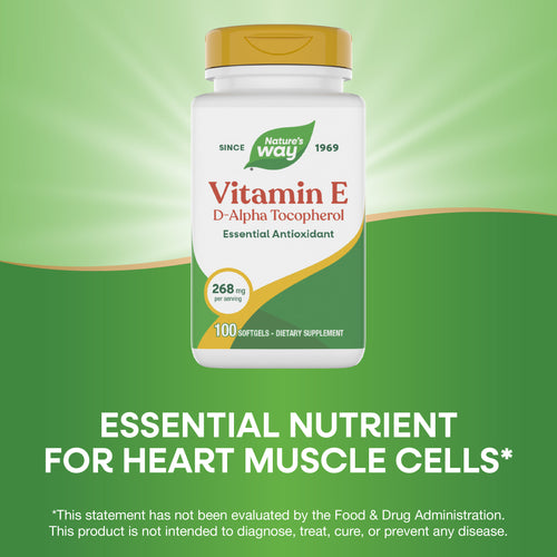 Nature's Way® | Vitamin E D-Alpha Tocopherol Sku:40211