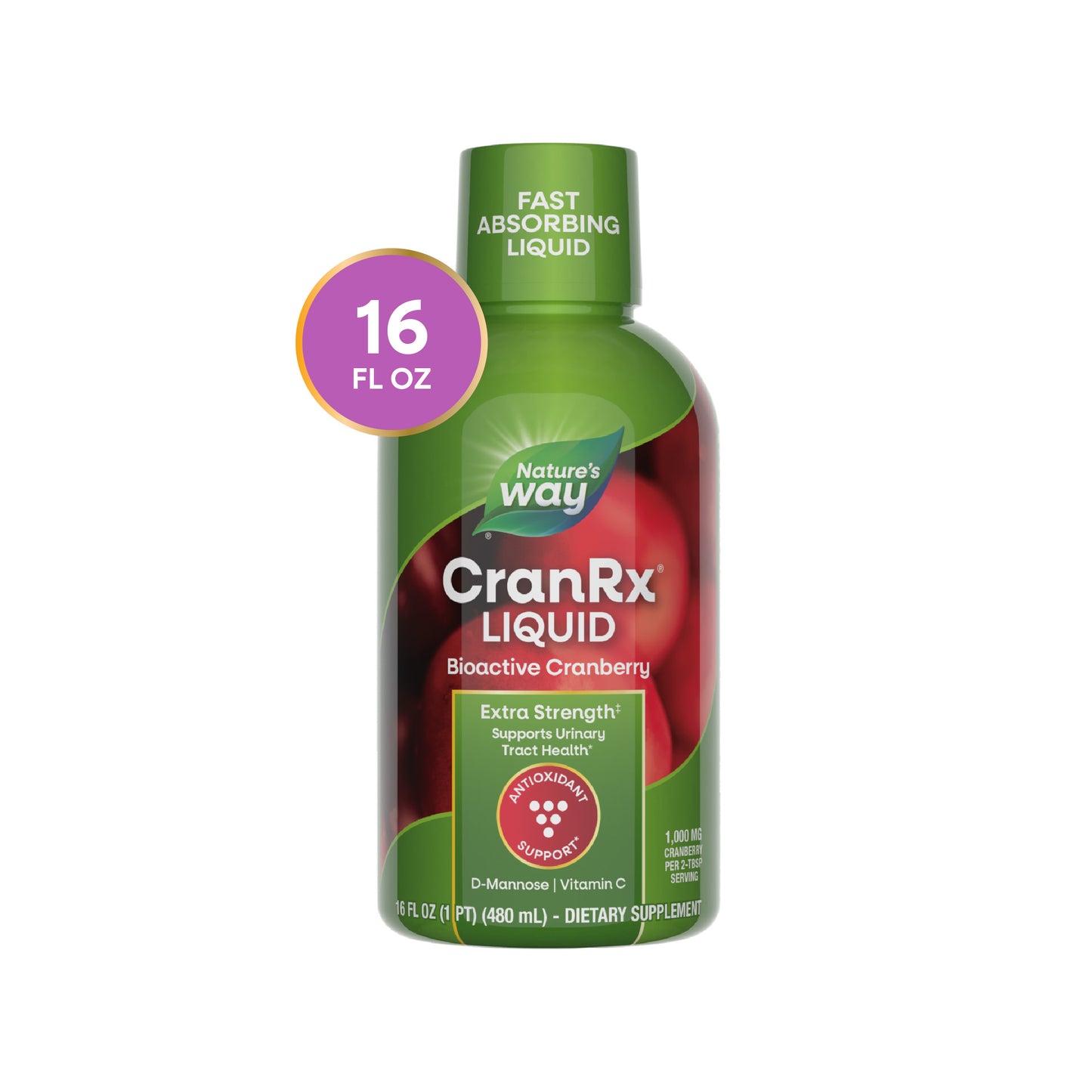 <{%MAIN7_10613%}>Nature's Way® | CranRx Liquid Bioactive Cranberry