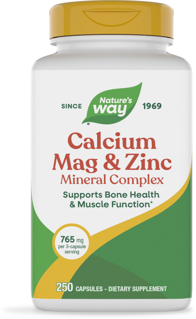 <{%PRIMARY_41411%}>Nature's Way® | Calcium-Magnesium-Zinc, 250 capsules