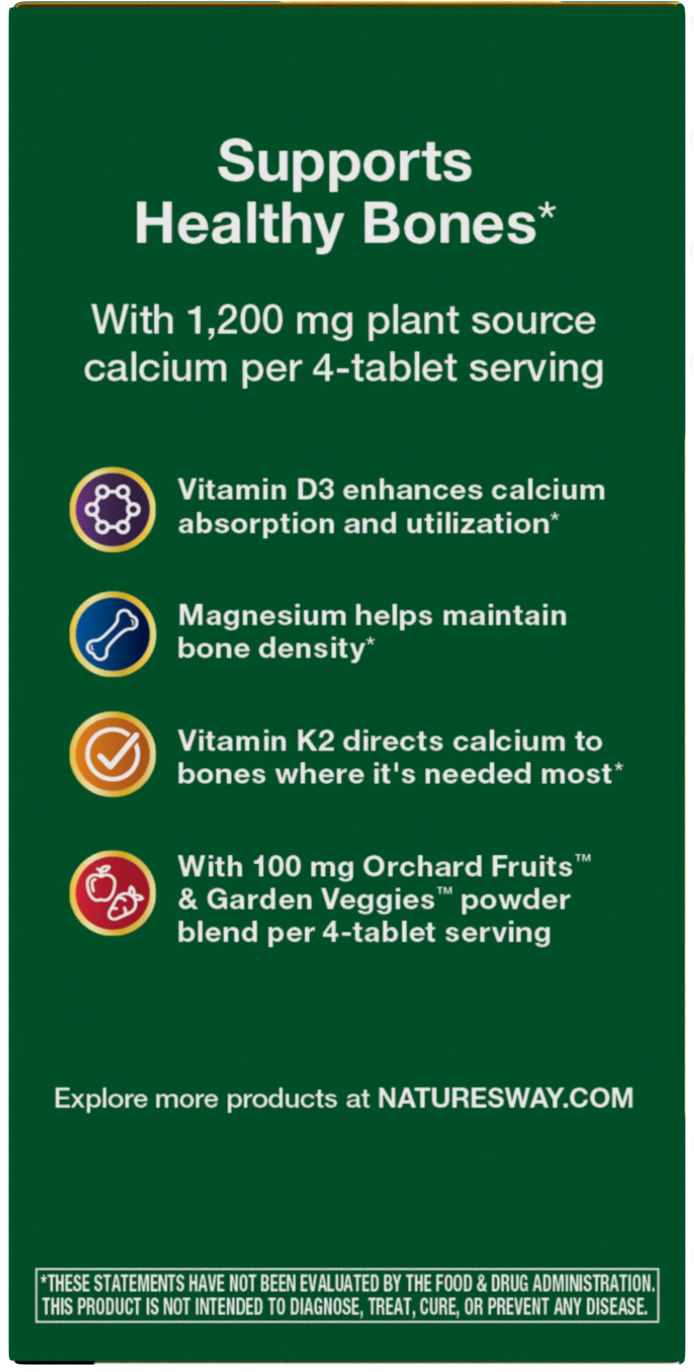 <{%MAIN19_15838%}>Nature's Way® | Alive! Calcium Bone Support - left side of pack