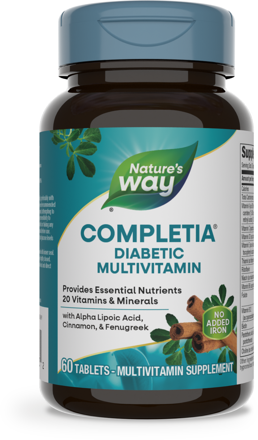 <{%PRIMARY_14923%}>Nature's Way® | Completia Diabetic, 60 tablets