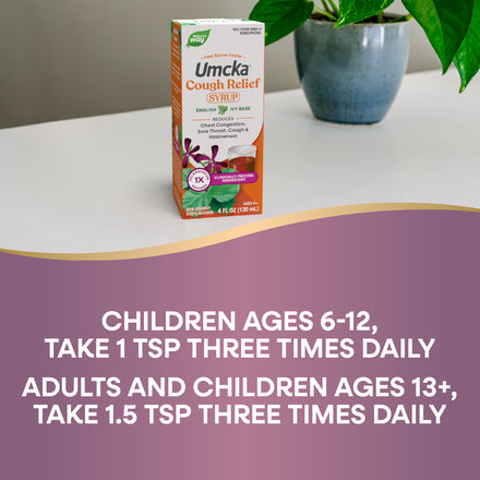 Umcka® Cough Relief Syrup Supplement Facts