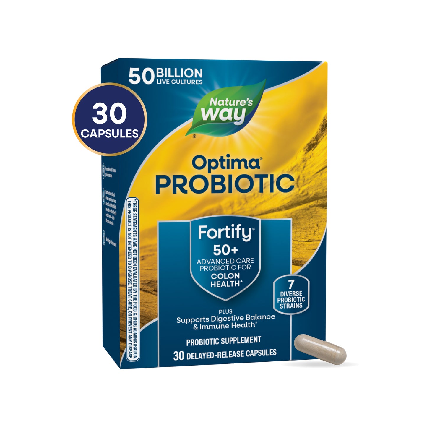 <{%MAIN8_10762%}>Nature's Way® | Fortify Optima Adult 50+ 50 Billion Probiotic