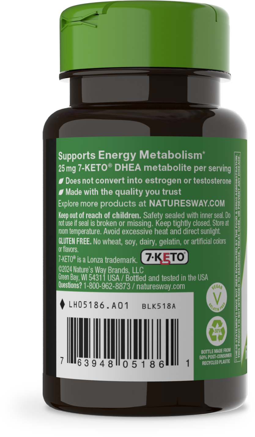 <{%MAIN3_05186%}>Nature's Way® | 7-KETO DHEA Metabolite - left side of pack