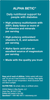 Nature's Way® | Alpha Betic Multivitamin - back of pack Sku:60038