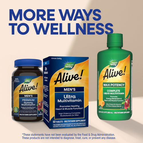 Nature's Way® | Alive!® Men's Ultra Multivitamin Sku:13717
