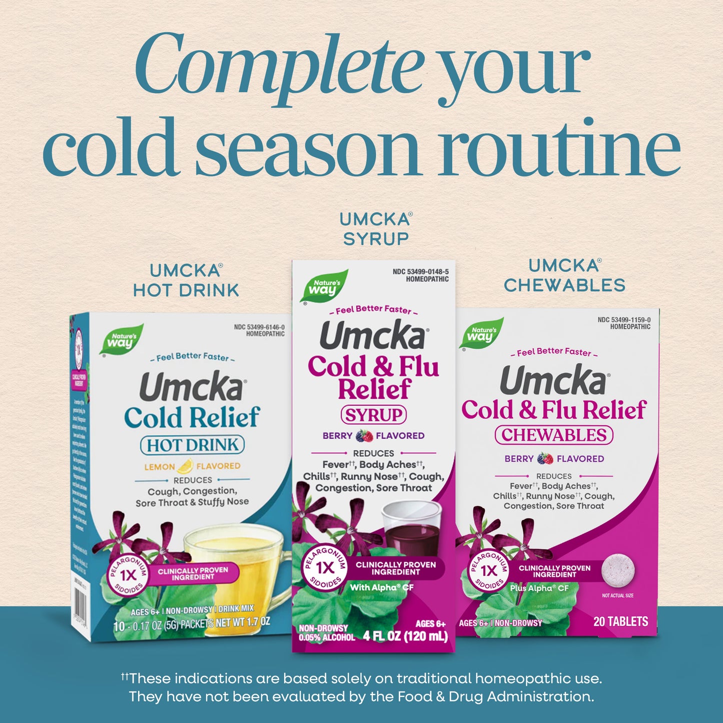 <{%MAIN6_10601%}>Nature's Way® | Umcka® Cold Relief Hot Drink