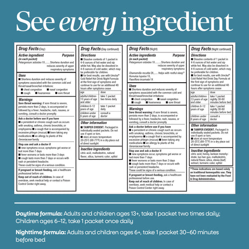 Nature's Way® | Umcka® Cold Relief Hot Drink Sku:10601