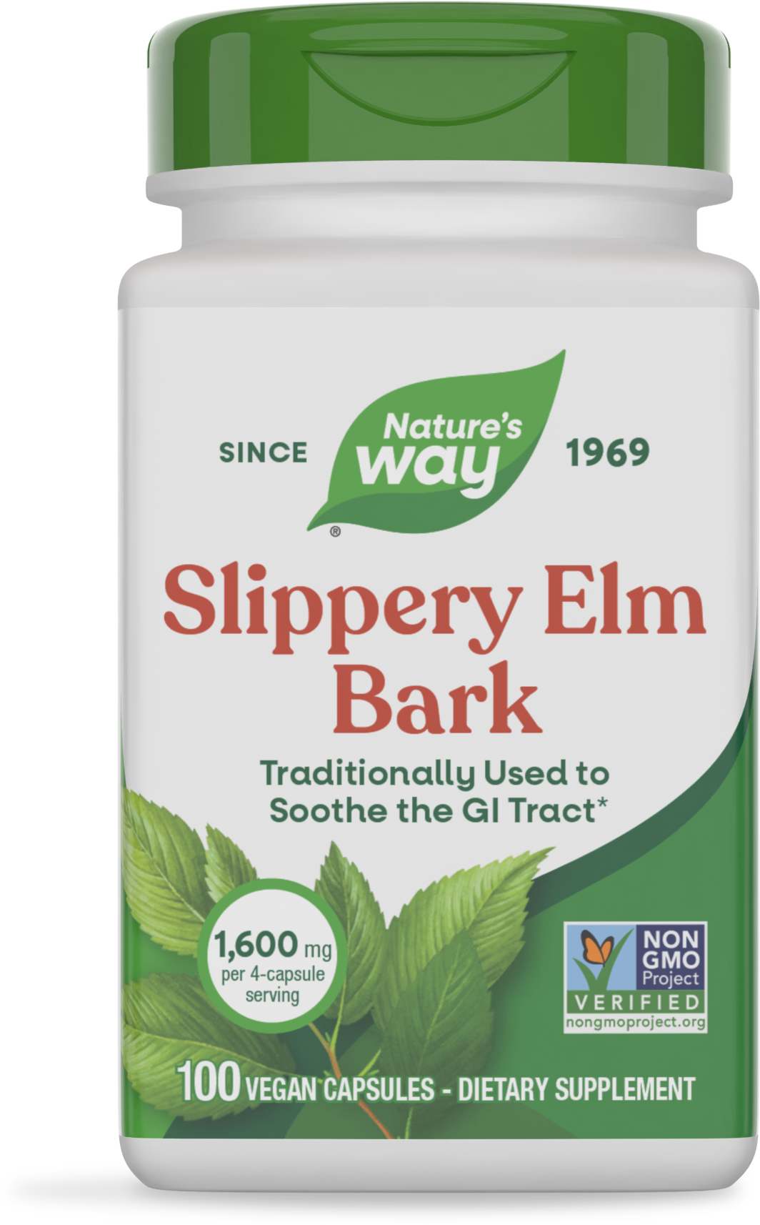 <{%PRIMARY_17100%}>Nature's Way® | Slippery Elm Bark, 100 capsules