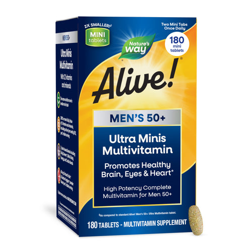 Nature's Way® | Alive! Men's 50+ Ultra Minis Multivitamin Sku:15973