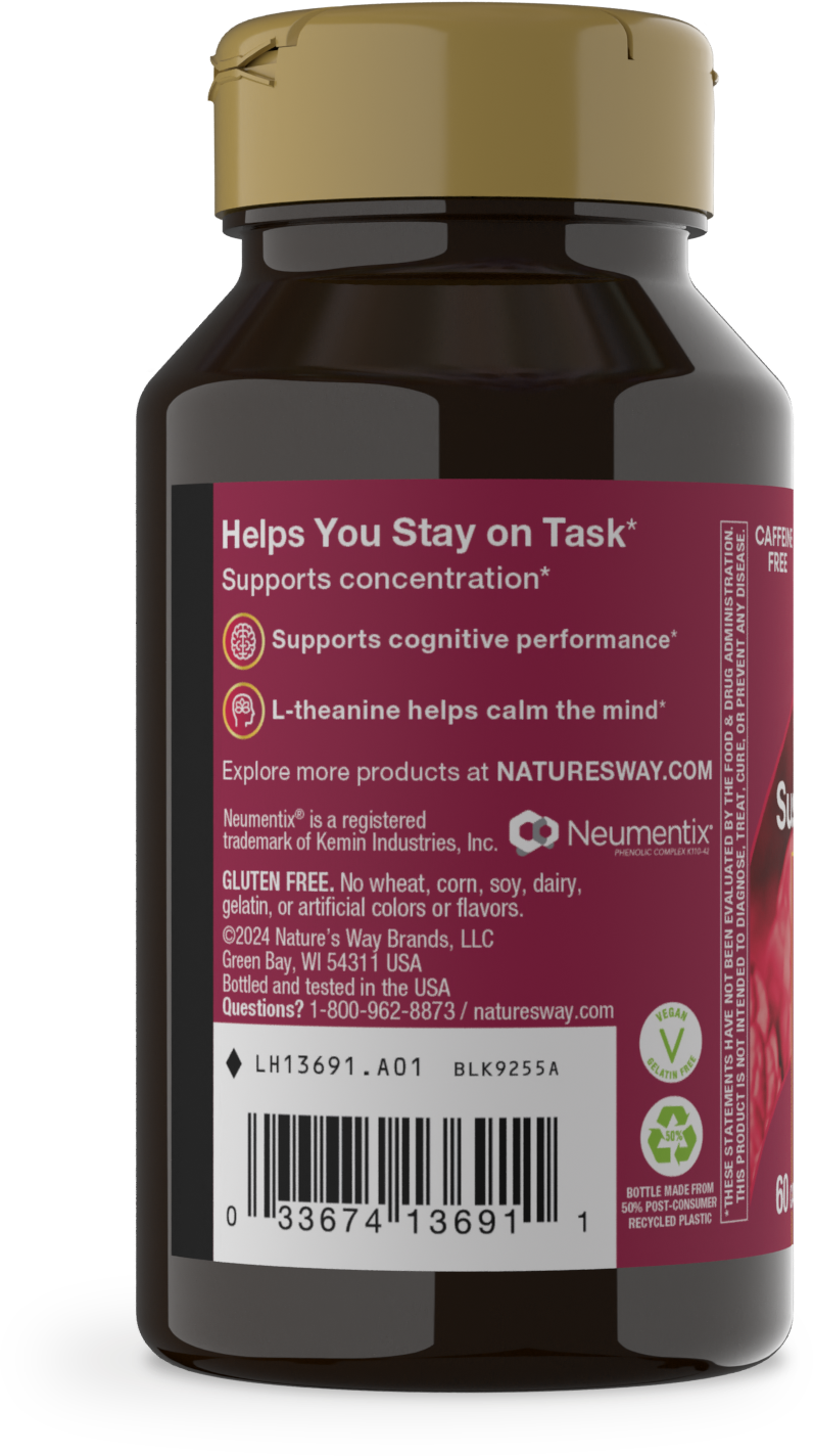 <{%MAIN3_13691%}>Nature's Way® | Sustained Focus - left side of pack