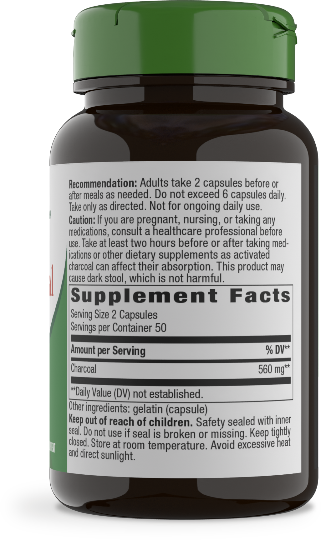 <{%MAIN15_2070%}>Nature's Way® | Activated Charcoal - right side of pack