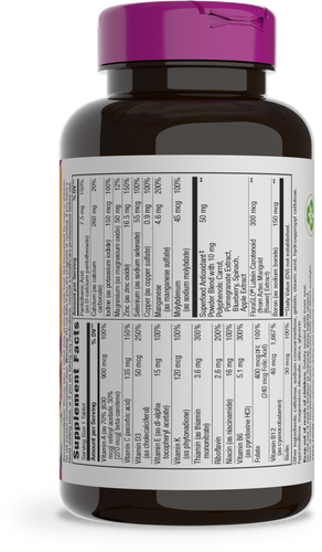 Nature's Way® | Alive! Women's 50+ Complete Multivitamin - right side of pack Sku:14210