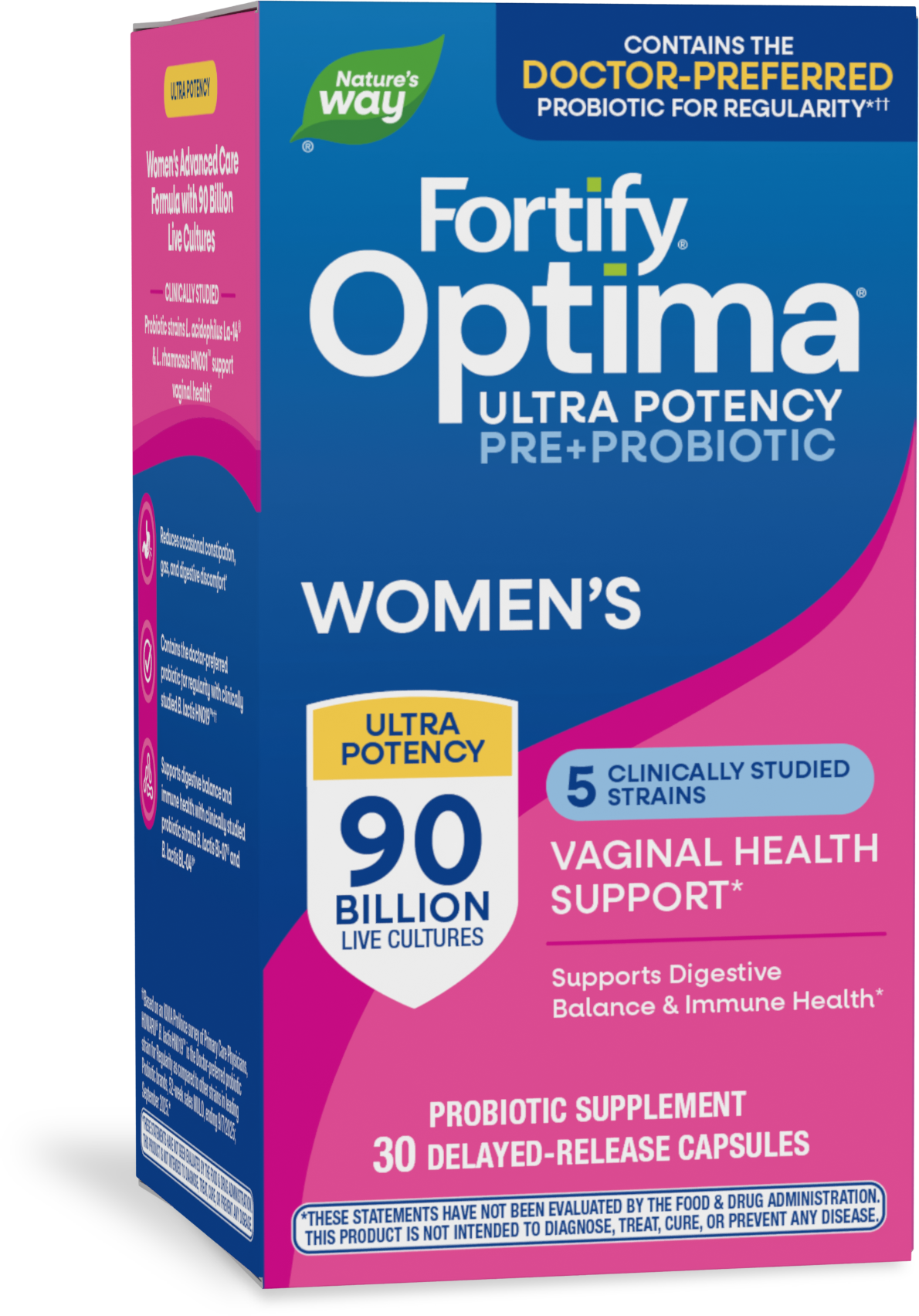 <{%PRIMARY_15859%}>Nature's Way® | Fortify Optima Women's Pre+Probiotic, 30 capsules