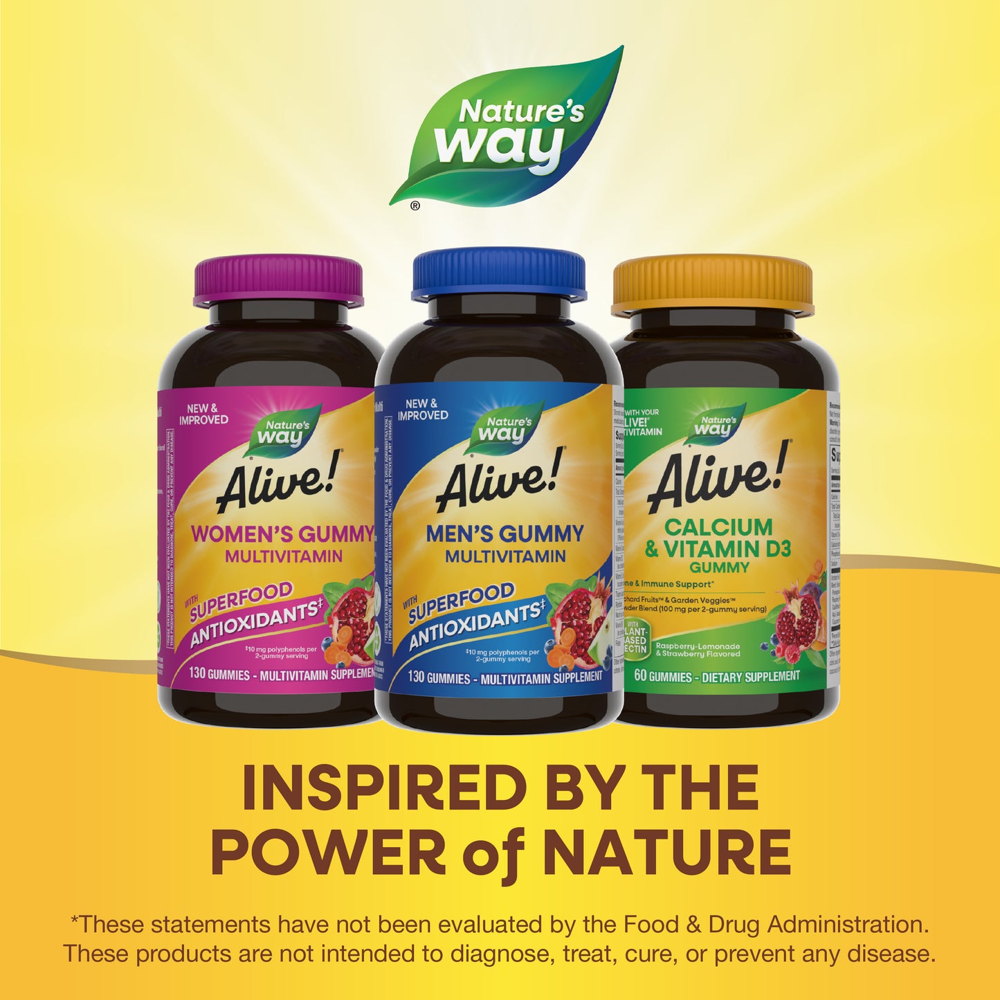 <{%MAIN21_14031%}>Nature's Way® | Alive! Men's Gummy Multivitamin