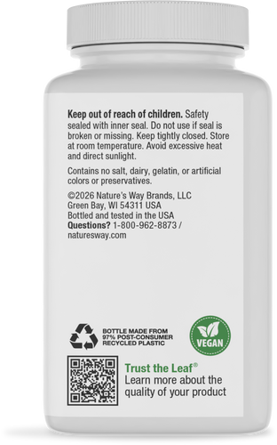 Nature's Way® | Fiber Delights - back of pack Sku:07526