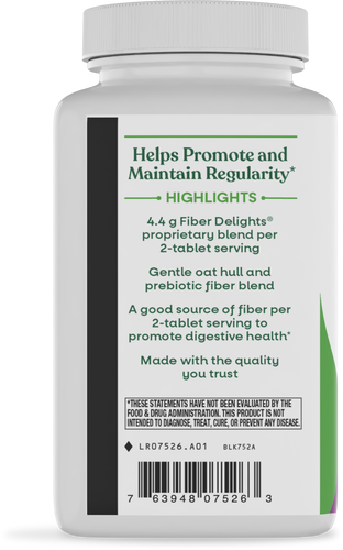 Nature's Way® | Fiber Delights - left side of pack Sku:07526