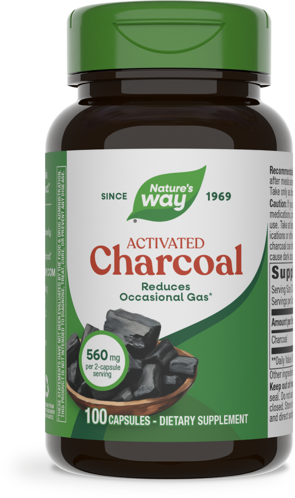 <{%PRIMARY_2070%}>Nature's Way® | Activated Charcoal, 100 capsules