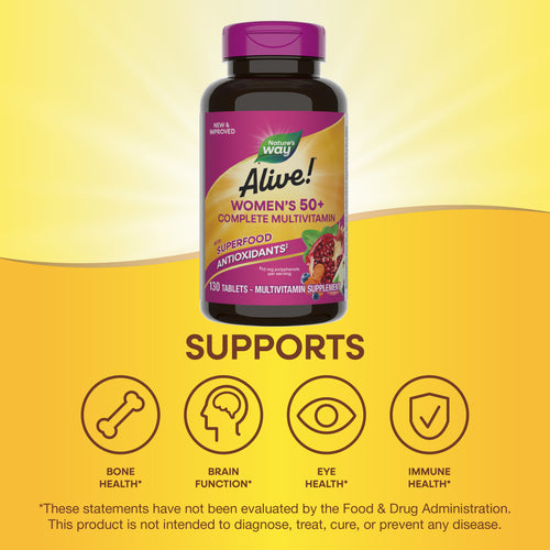 Nature's Way® | Alive! Women's 50+ Complete Multivitamin Sku:14210