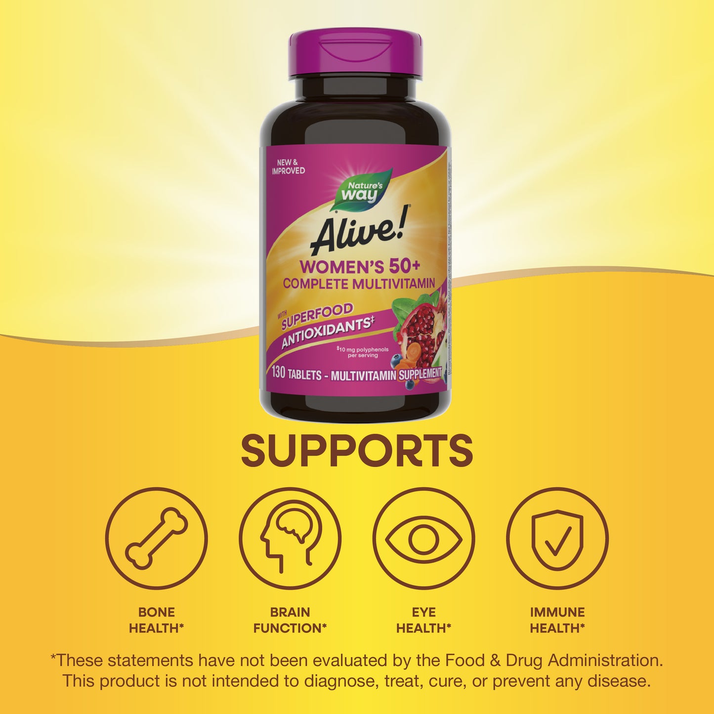 <{%MAIN21_14210%}>Nature's Way® | Alive! Women's 50+ Complete Multivitamin