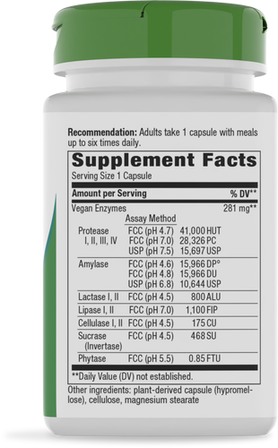 Nature's Way® | CompleteGest - right side of pack Sku:02440