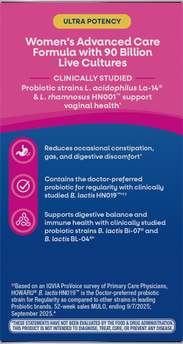 Nature's Way® | Fortify Optima Women's Pre+Probiotic - left side of pack Sku:15859