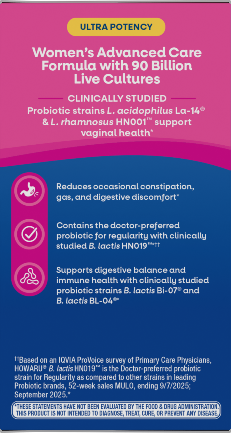 <{%MAIN9_15859%}>Nature's Way® | Fortify Optima Women's Pre+Probiotic - left side of pack