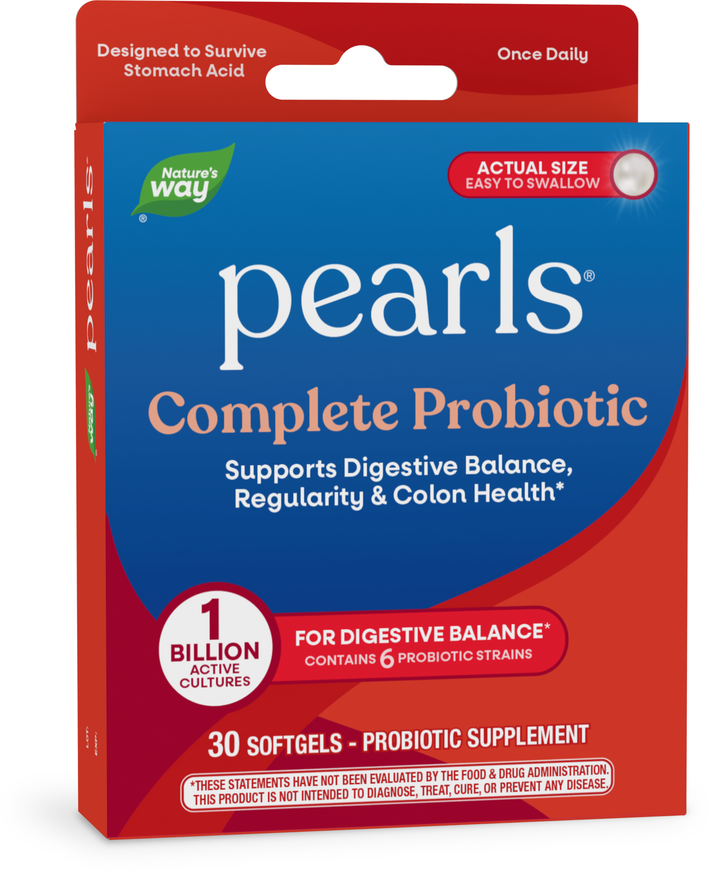 <{%PRIMARY_04363%}>Nature's Way® | Pearls Complete Probiotic, 30 softgels