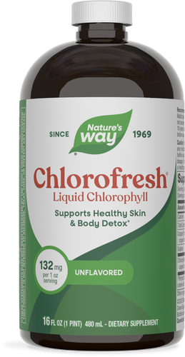 Nature's Way® | Chlorofresh Liquid Chlorophyll, 16 fl oz (480 ml), Unflavored Sku:3502