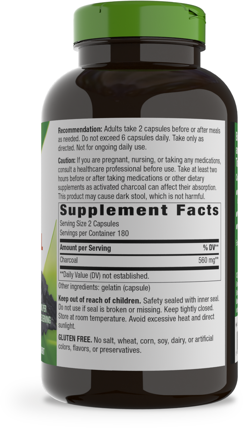 <{%MAIN7_11950%}>Nature's Way® | Activated Charcoal - right side of pack