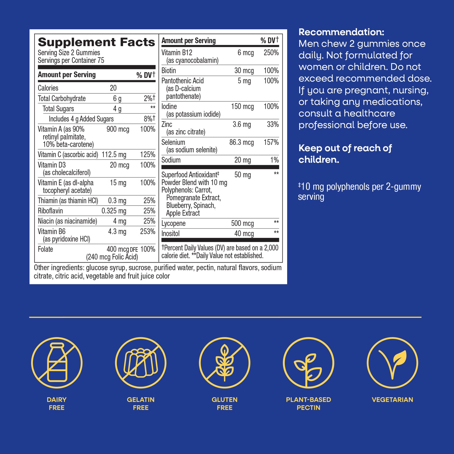 <{%MAIN4_14066%}>Nature's Way® | Alive! Men's Gummy Multivitamin