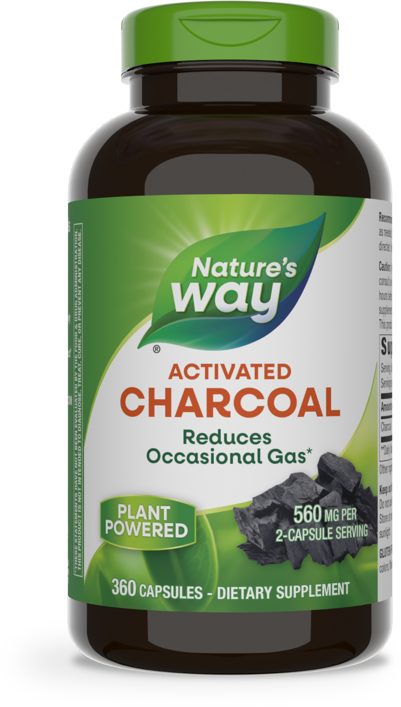 <{%PRIMARY_11950%}>Nature's Way® | Activated Charcoal, 360 capsules