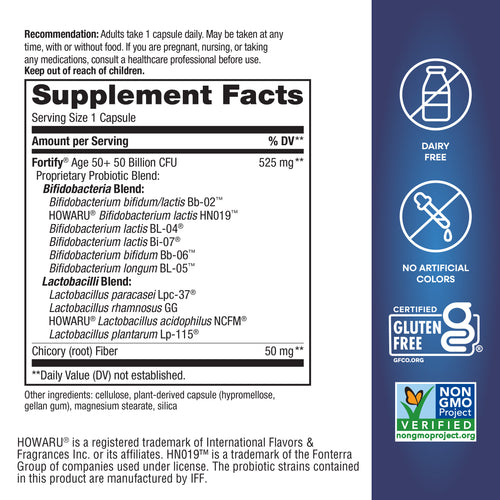 Nature's Way® | Fortify Daily Pre+Probiotic Age 50+ Sku:11582