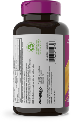 Nature's Way® | Alive! Women's 50+ Complete Multivitamin - left side of pack Sku:14210