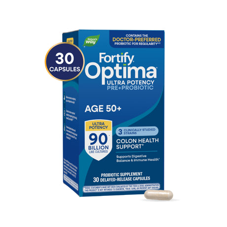 <{%MAIN6_15785%}>Nature's Way® | Fortify Optima Pre+Probiotic Age 50+ 90 Billion