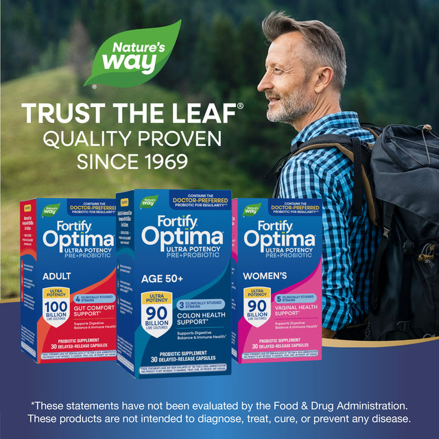 <{%MAIN5_15785%}>Nature's Way® | Fortify Optima Pre+Probiotic Age 50+ 90 Billion