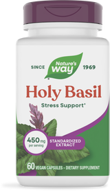 <{%PRIMARY_15493E%}>Nature's Way® | Holy Basil Standardized Extract, 60 capsules